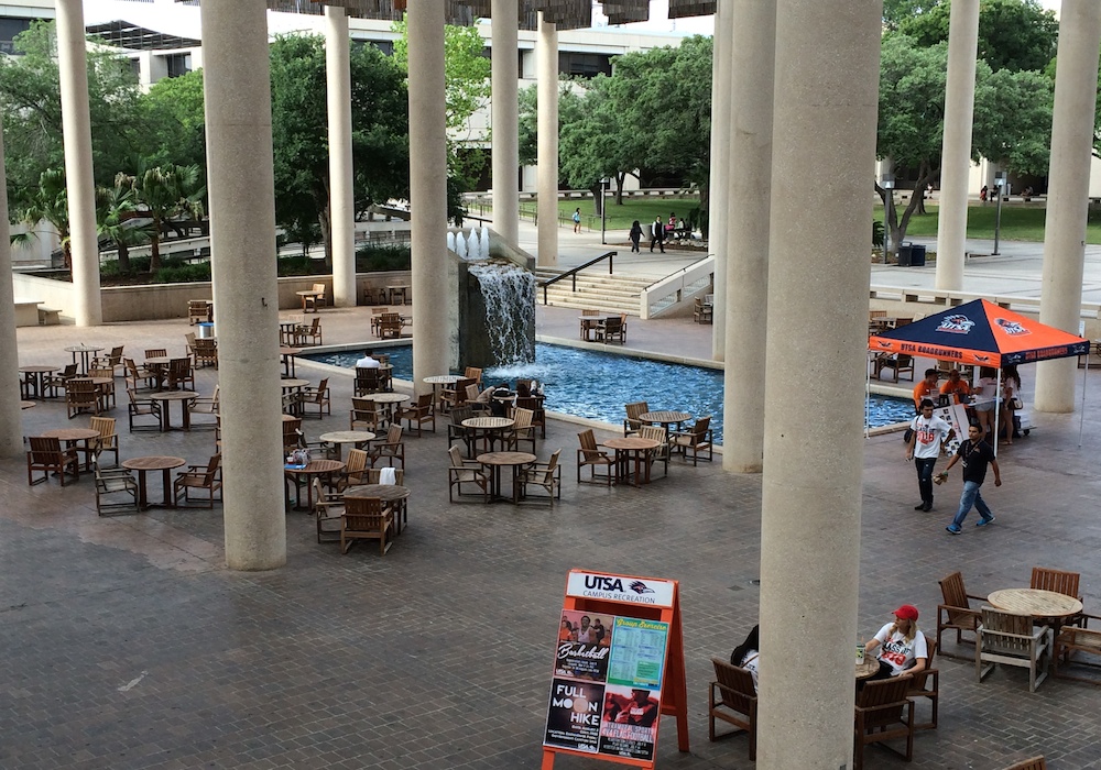 UTSA Sombrilla Fountain